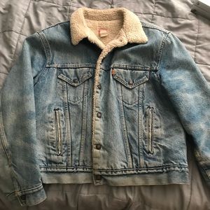 Levi’s denim/fur jacket